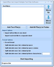 OpenOffice Calc Import Multiple Text Files Softwar screenshot